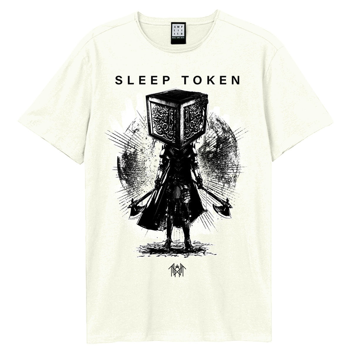 SLEEP TOKEN - Axe Samurai Vintage White T-Shirt