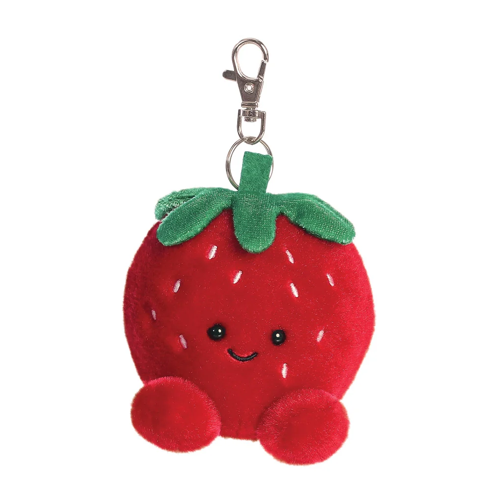 PALM PALS - Juicy Strawberry Plush Keyring