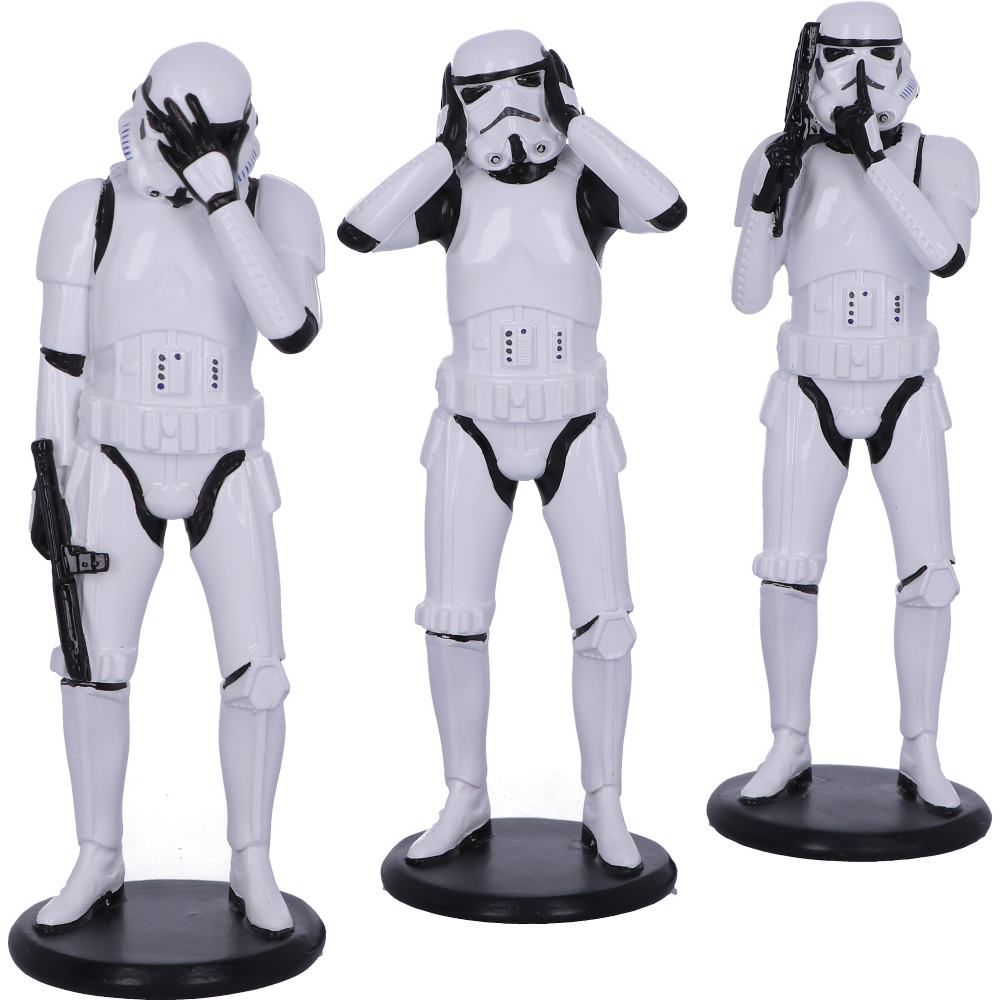 STAR WARS - 3 Wise Original Stormtrooper Figures