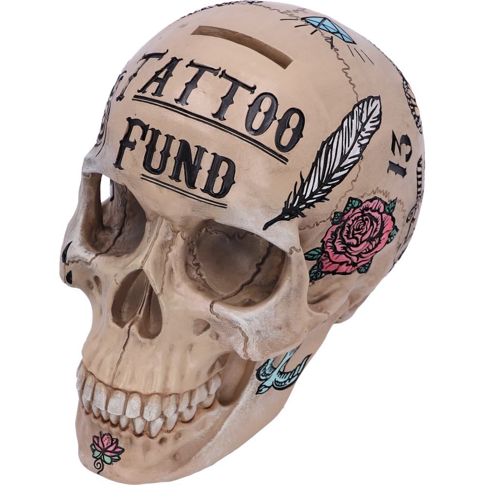 NEMESIS NOW - Tattoo Fund Skull Money Bank