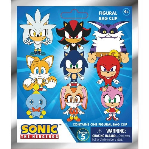 SONIC THE HEDGEHOG - Series 5 Character Mystery Blind Bag Keyring / Bag Clip