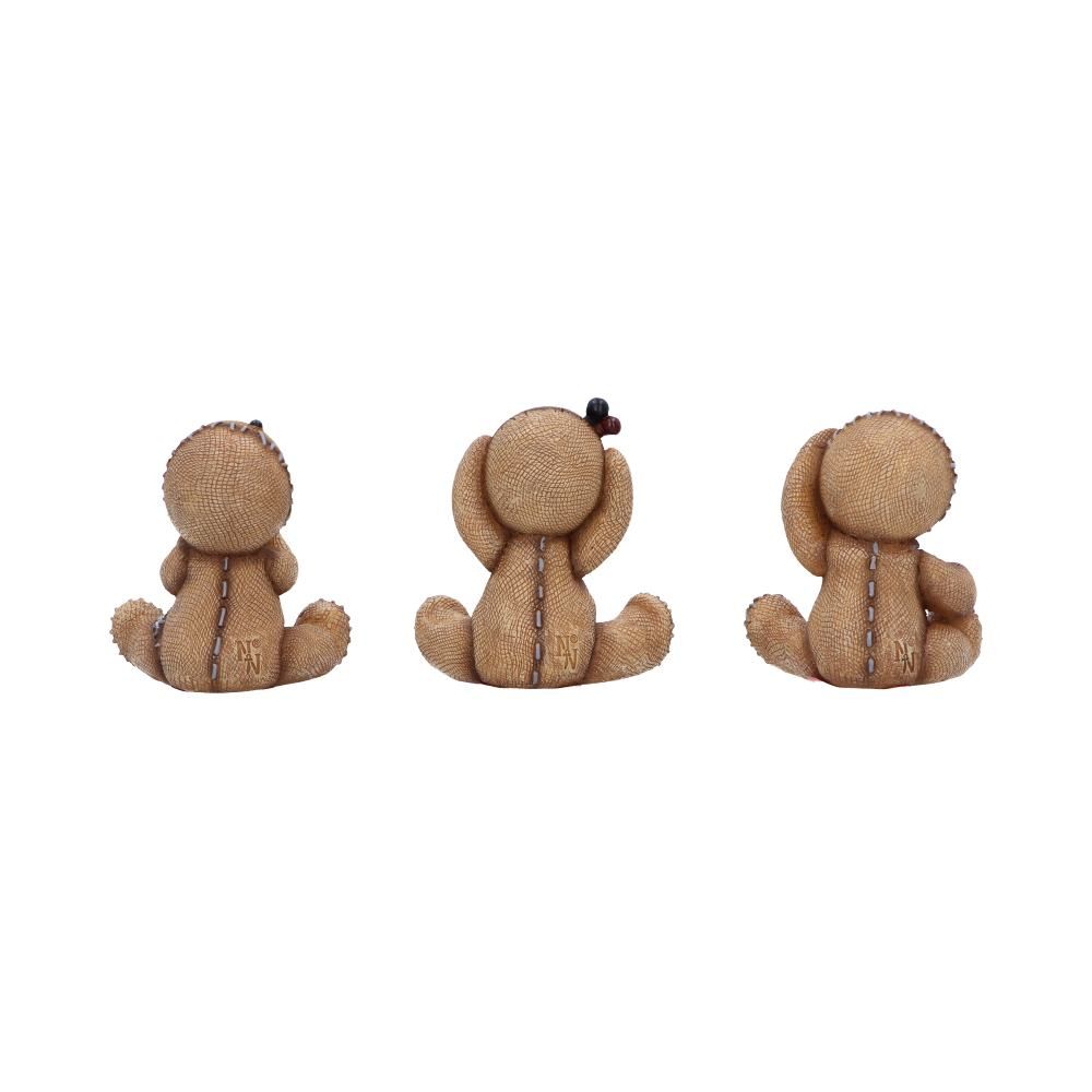 NEMESIS NOW - 3 Wise Voodoo Dolls Figures