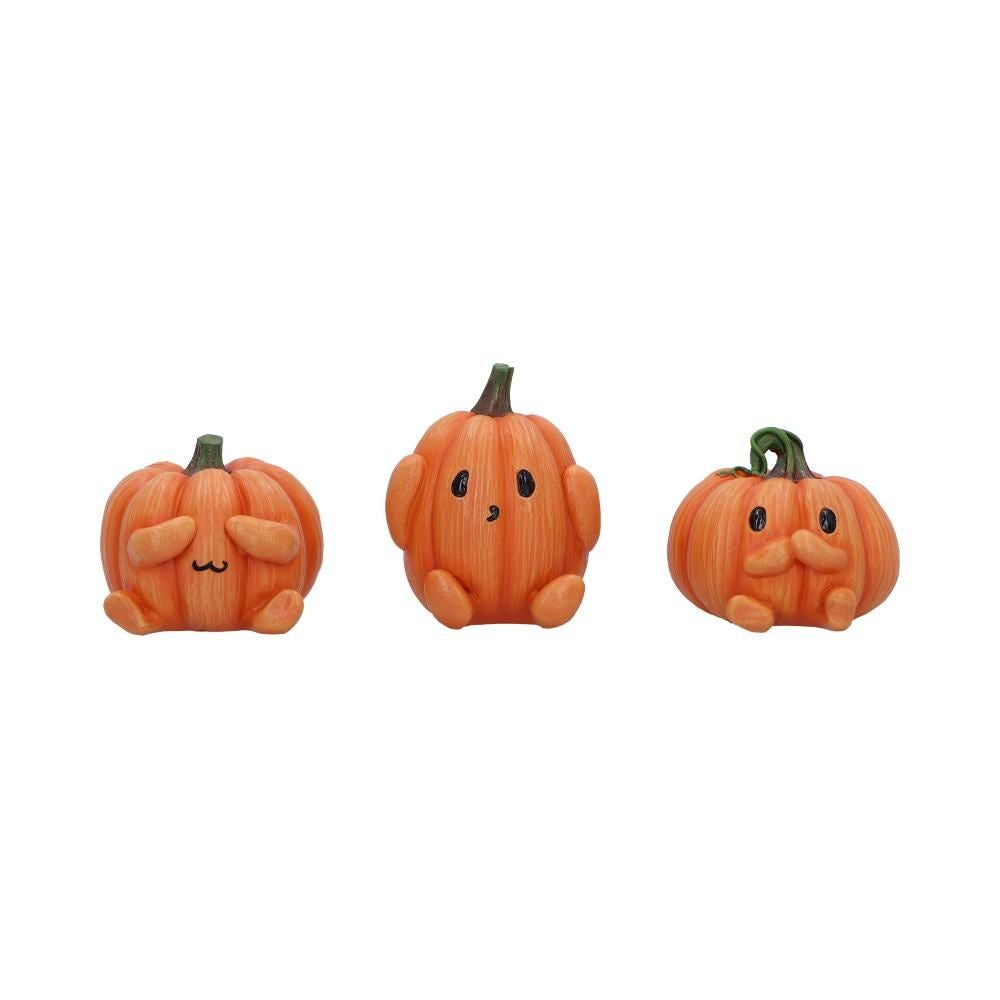 NEMESIS NOW - Three Wise Pumpkins Figures Set