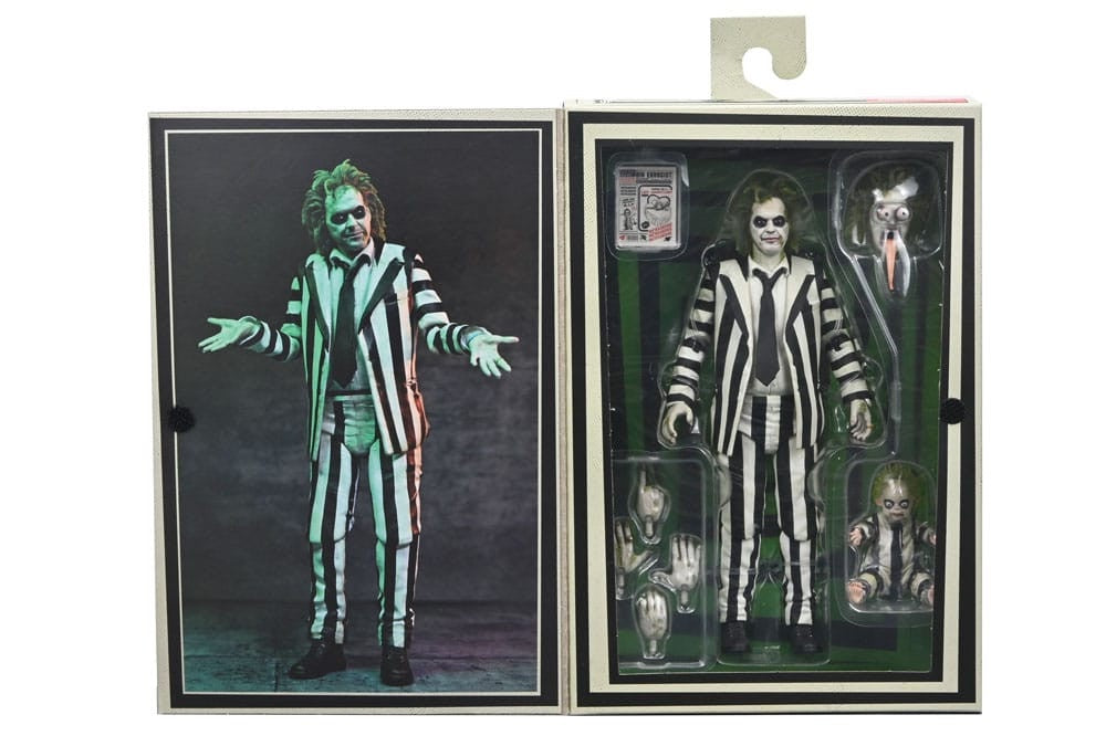 BEETLEJUICE - Striped Suit Beetlejuice Neca Ultimate Figure