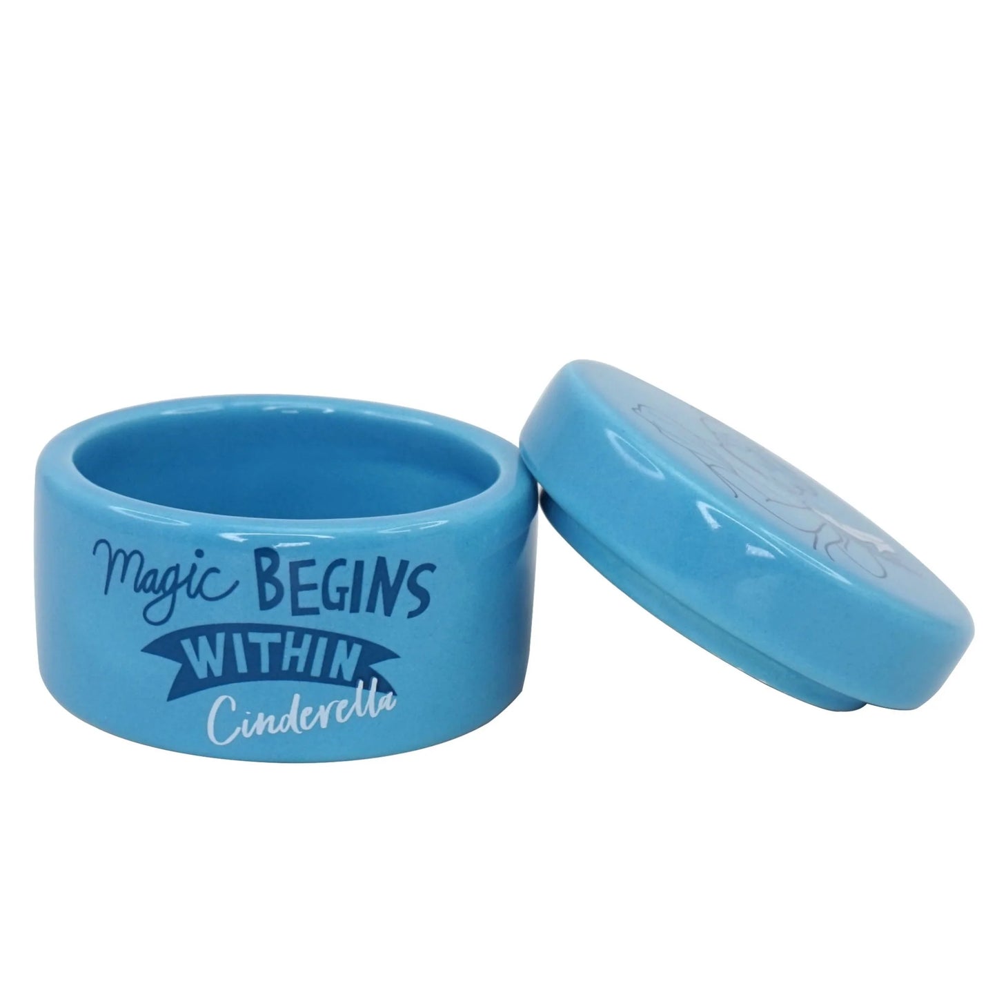 DISNEY : CINDERELLA - Round Ceramic Box