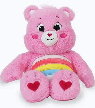 CARE BEARS - Cheer Bear (Pink) Warmies Microwaveable Plush