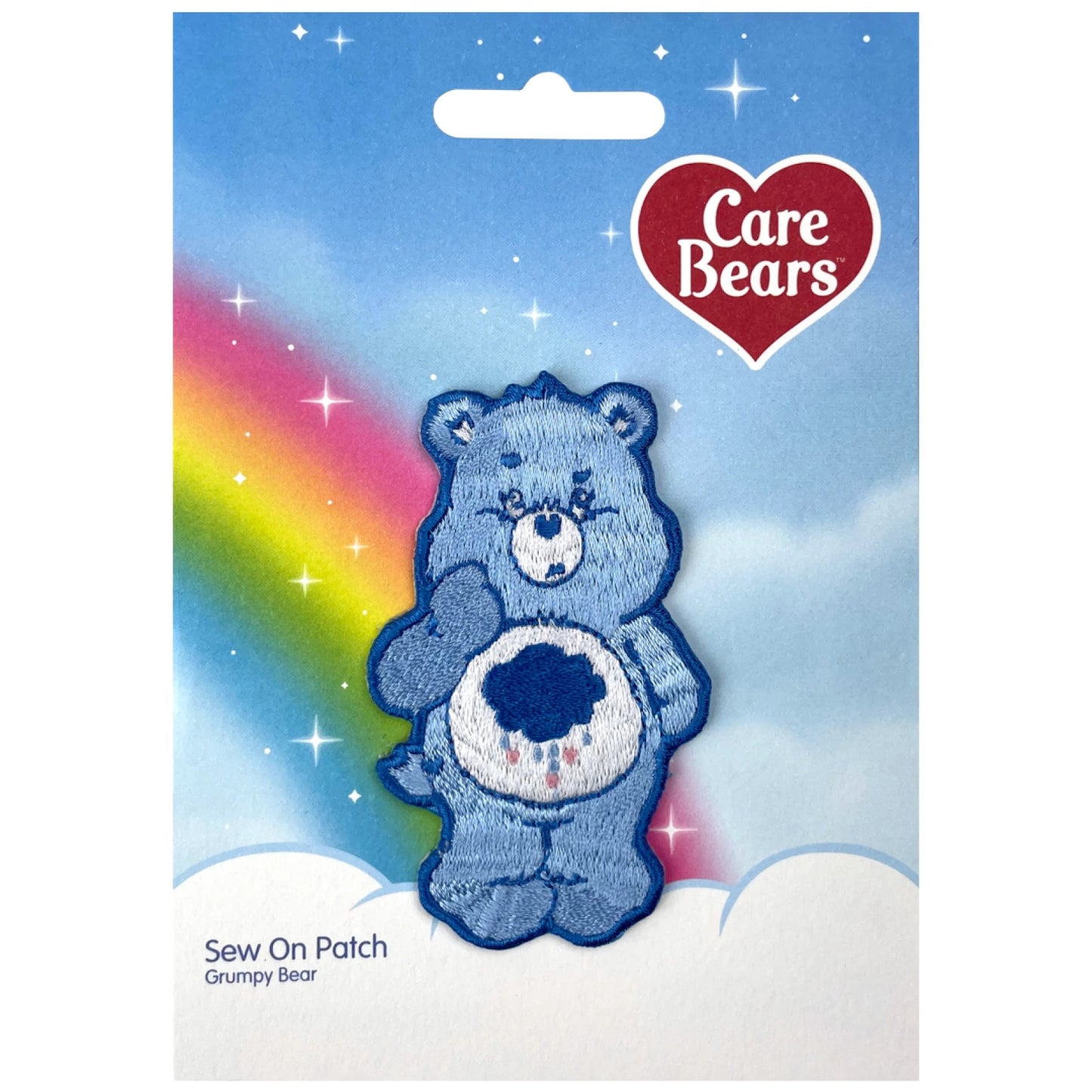CARE BEARS - Classic Grumpy Bear Sew On Patch
