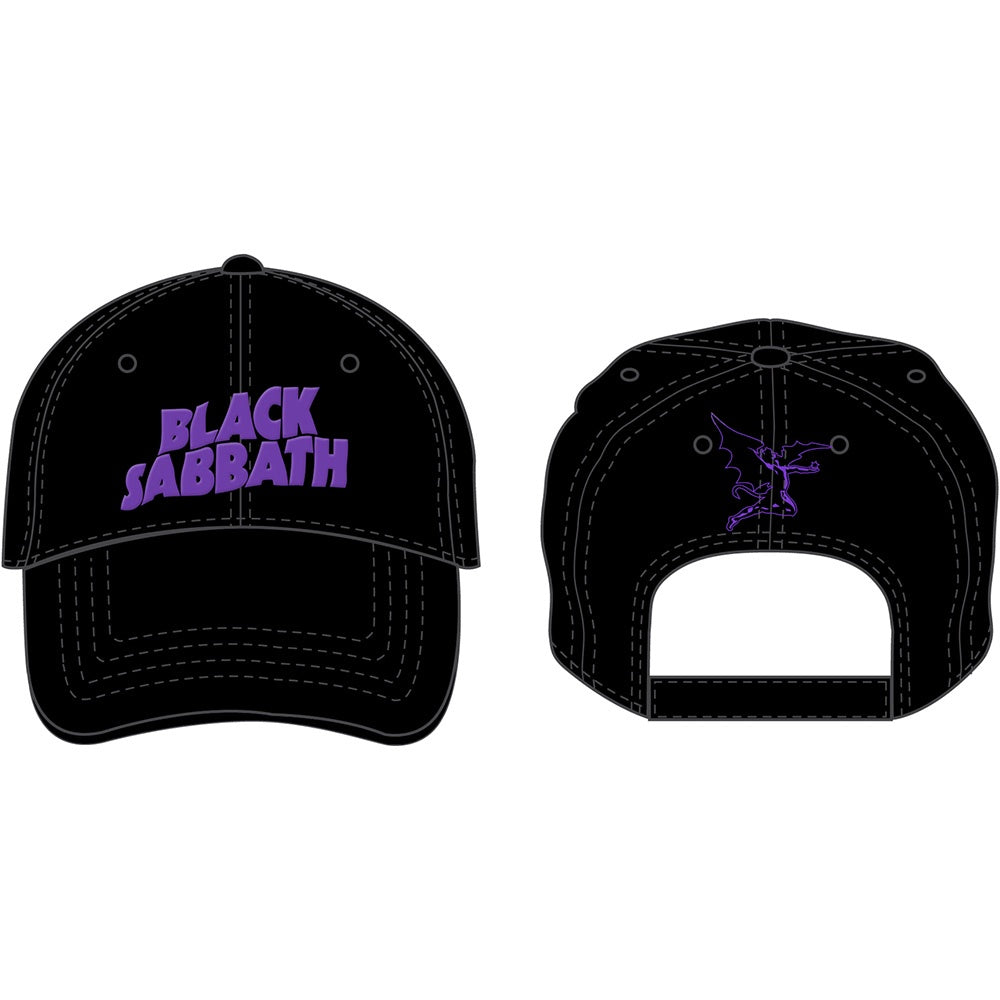 BLACK SABBATH - Logo & Devil Baseball Cap