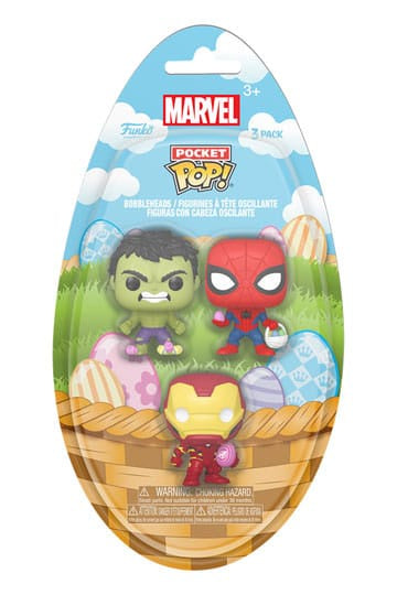 MARVEL Super-Heroes (Easter Egg) Pocket Pop! 3-Pack – Cool-Merch