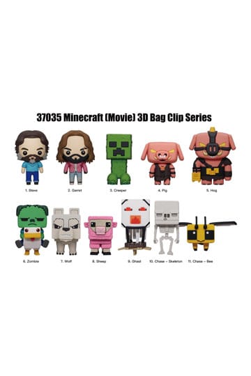 MINECRAFT : MOVIE - Series 1 Blind Bag Keyring / Bag Clip
