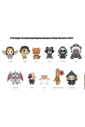MAGIC THE GATHERING : DUNGEONS & DRAGONS - Series 1 Blind Bag Keyring / Bag Clip