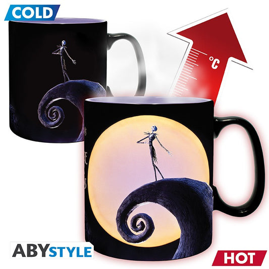 NIGHTMARE BEFORE CHRISTMAS - Jack & Moon Heat Changing Jumbo Mug