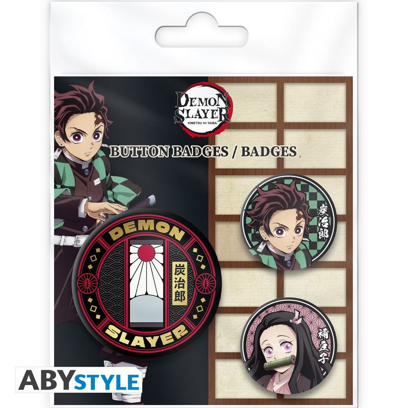 DEMON SLAYER - Tanjiro & Nezuko Badge Pack