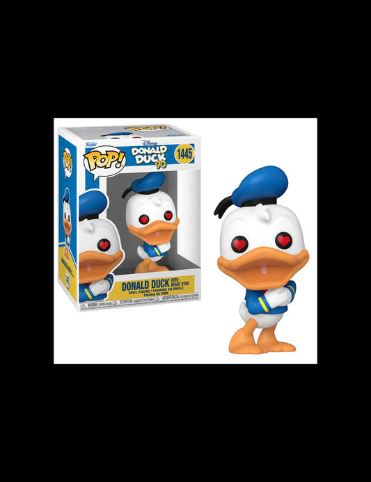 DISNEY : DONALD DUCK 90TH ANNIVERSARY - Donald Duck (With Heart Eyes) #1445 Funko Pop!