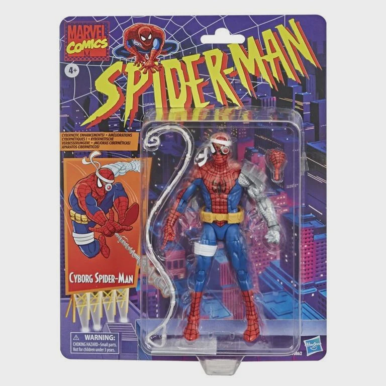 MARVEL : SPIDER-MAN - Vintage Cyborg Spiderman Marvel Legends Action Figure