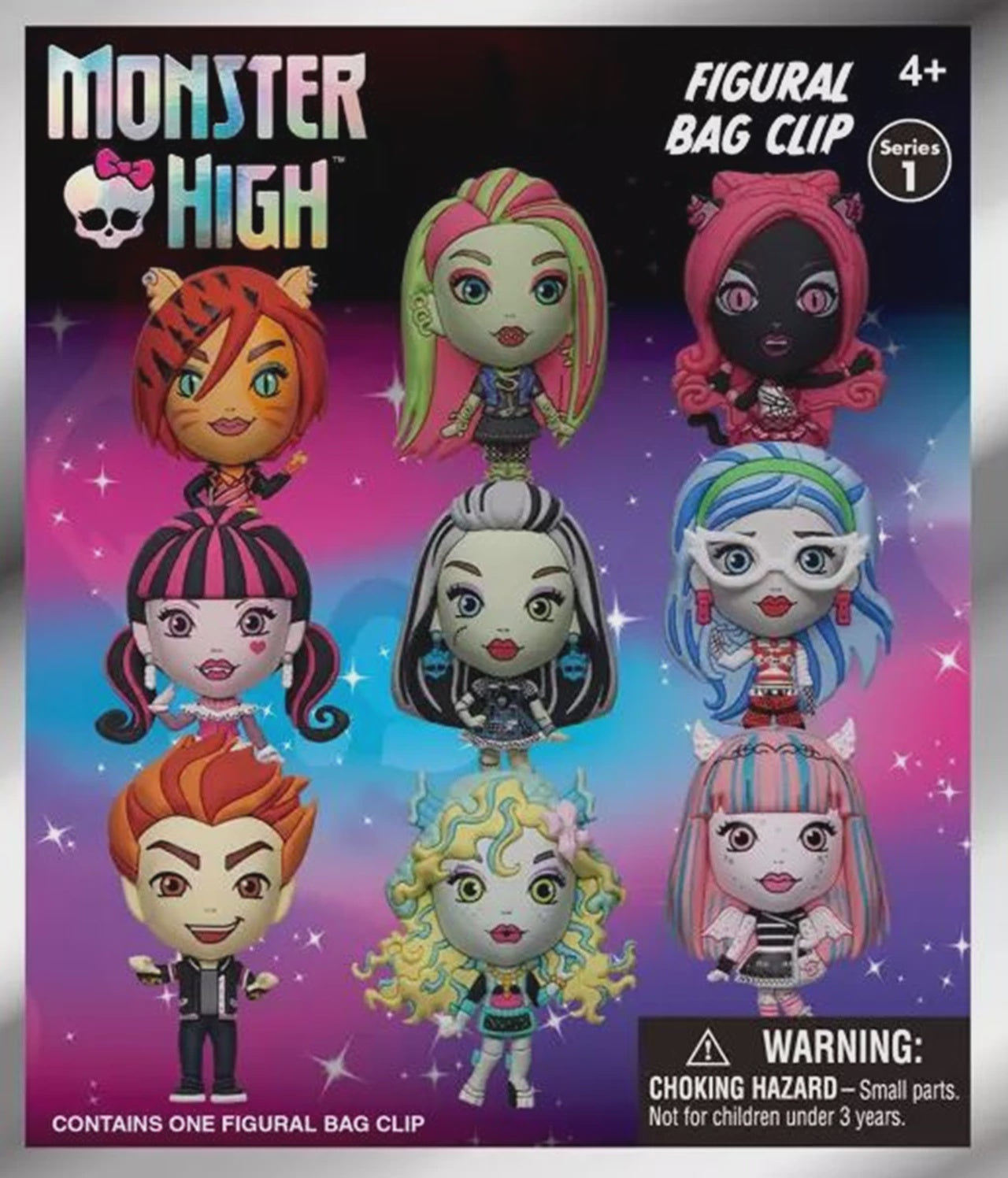 MONSTER HIGH - Mystery Blind Bag Keyring / Bag Clip