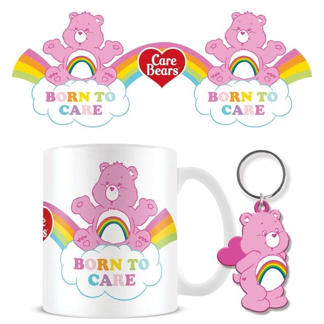 CARE BEARS - Born To Care Mug & Keyring Set