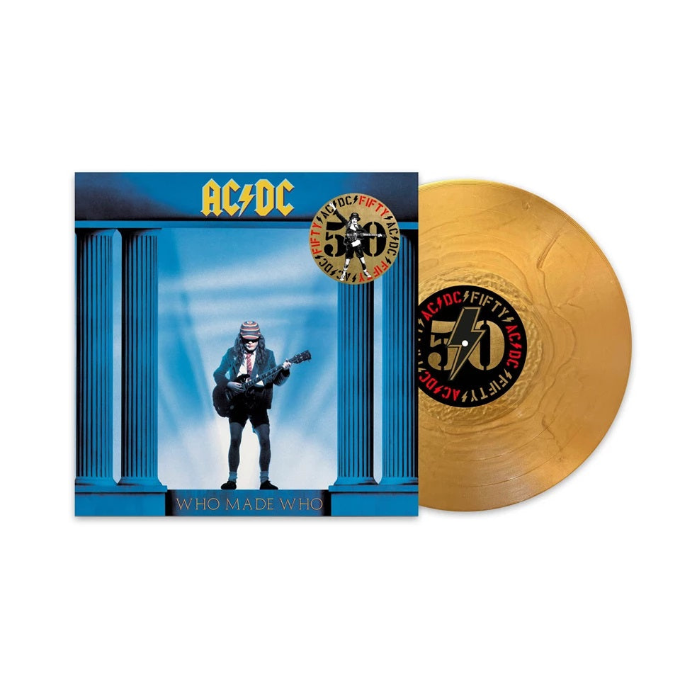 AC/DC - Who Made Who 50th Anniversary Special Edition Gold Coloured Vinyl Album
