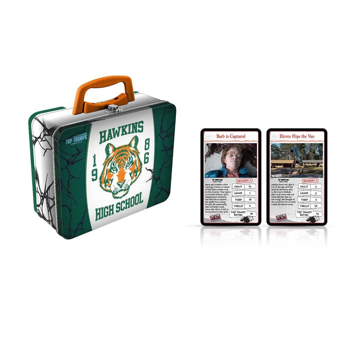 TOP TRUMPS - Stranger Thing Hawkins High School Collector's Tin