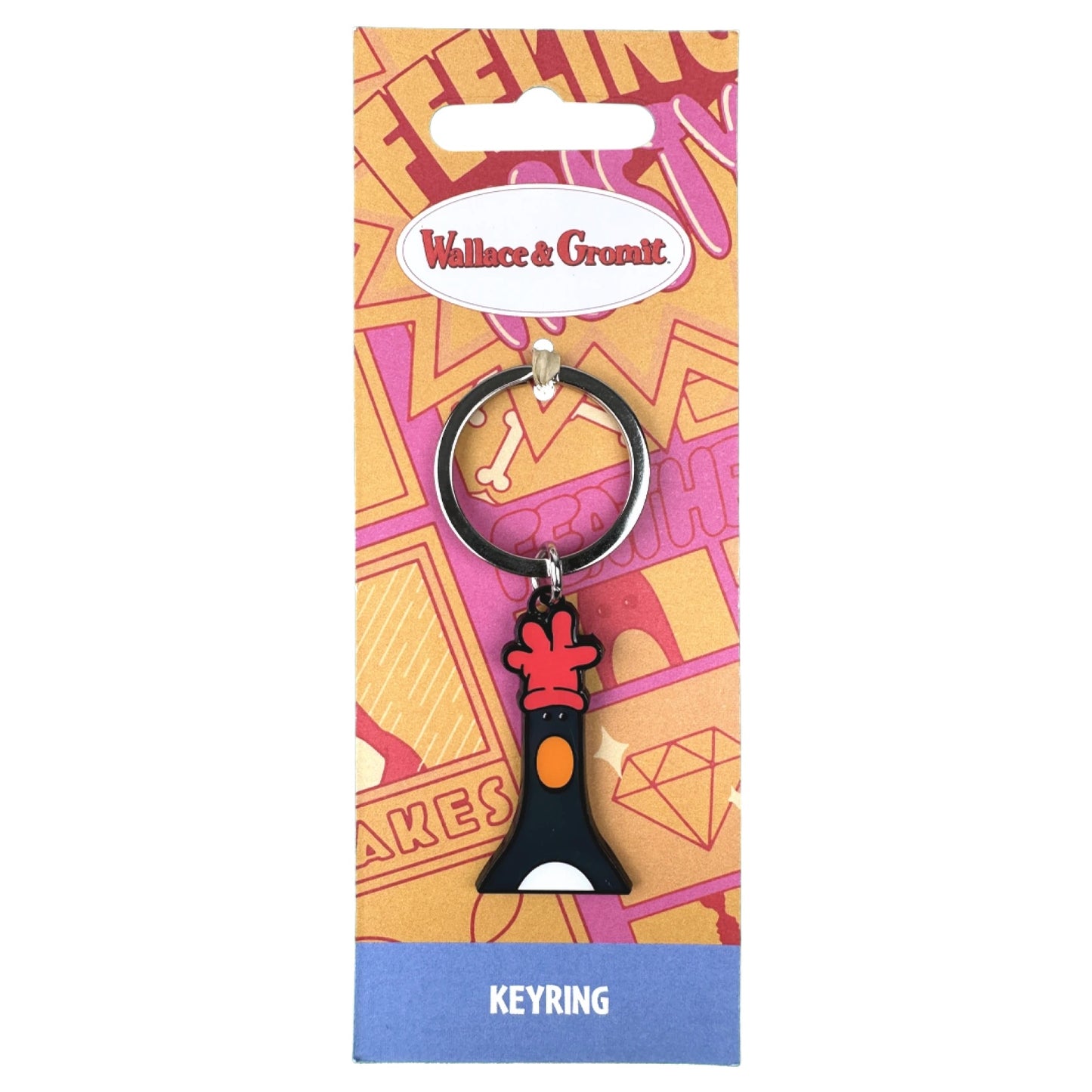 WALLACE & GROMIT - Feathers Head Keyring