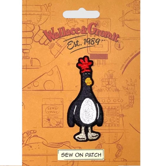 WALLACE & GROMIT - Feathers McGraw Character Sew On Patch