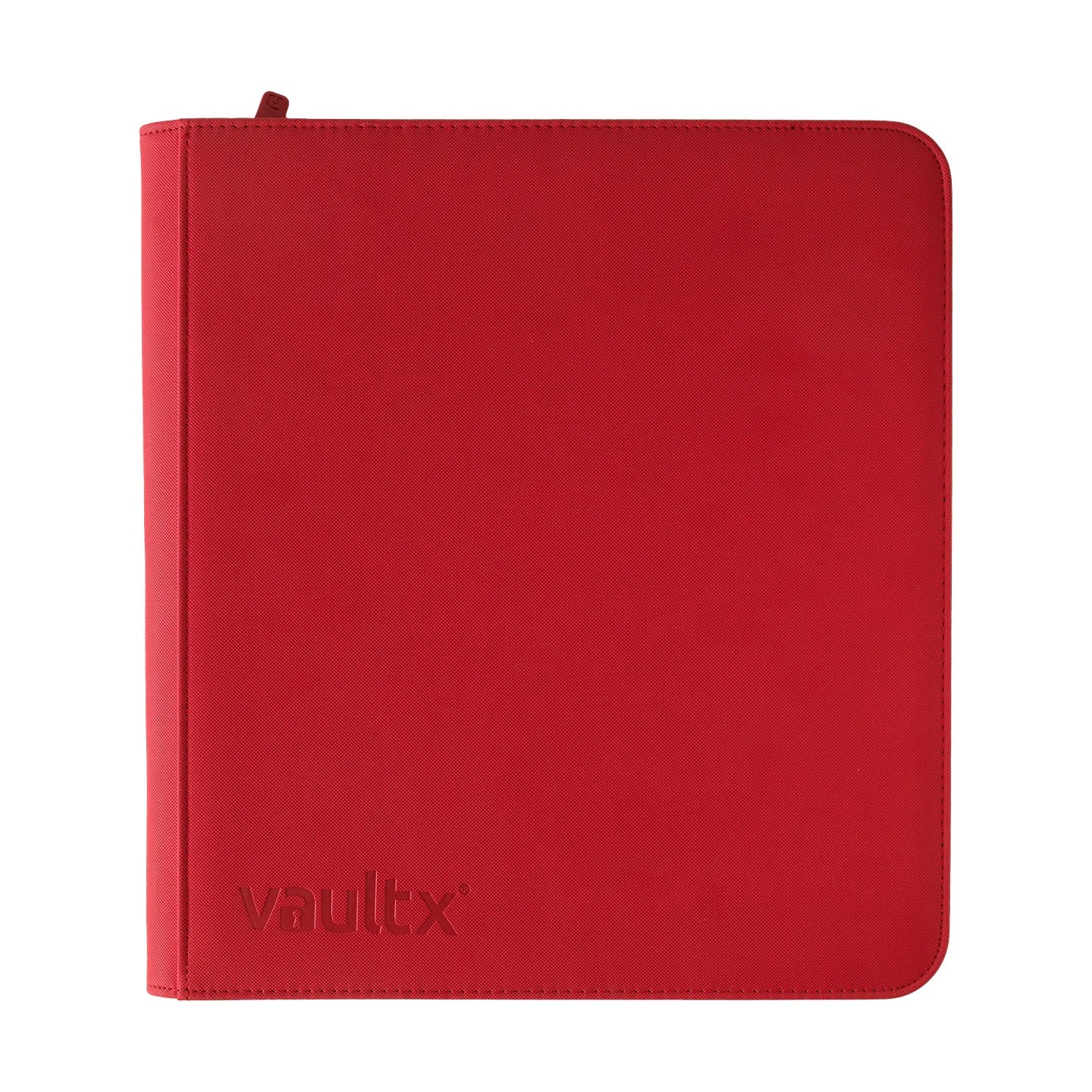 VAULT X - XL 12-Pocket Exo-Tec® Zip Binder - Fire Red