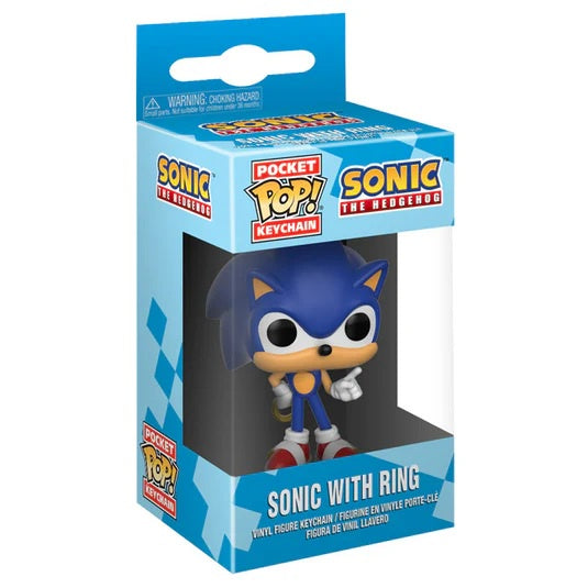 SONIC - Sonic with Ring Funko Pocket Pop Keychain
