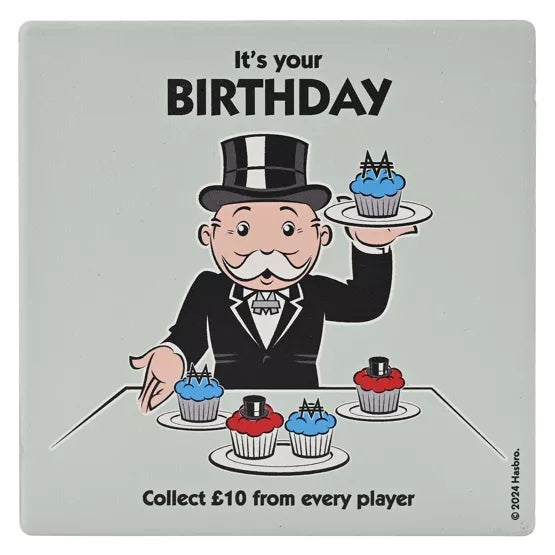 MONOPOLY - It's Your Birthday Collect £10 Coaster