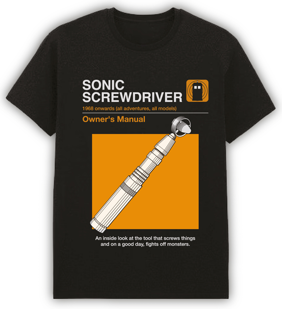 DOCTOR WHO - Sonic Screwdriver T-Shirt