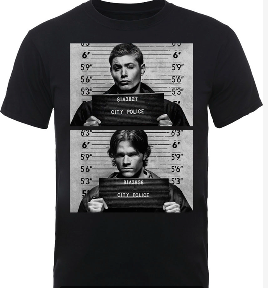 SUPERNATURAL - Winchester Mugshots T-Shirt