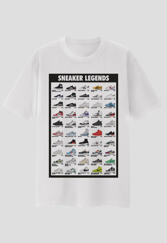 SNEAKER LEGENDS - White T-Shirt