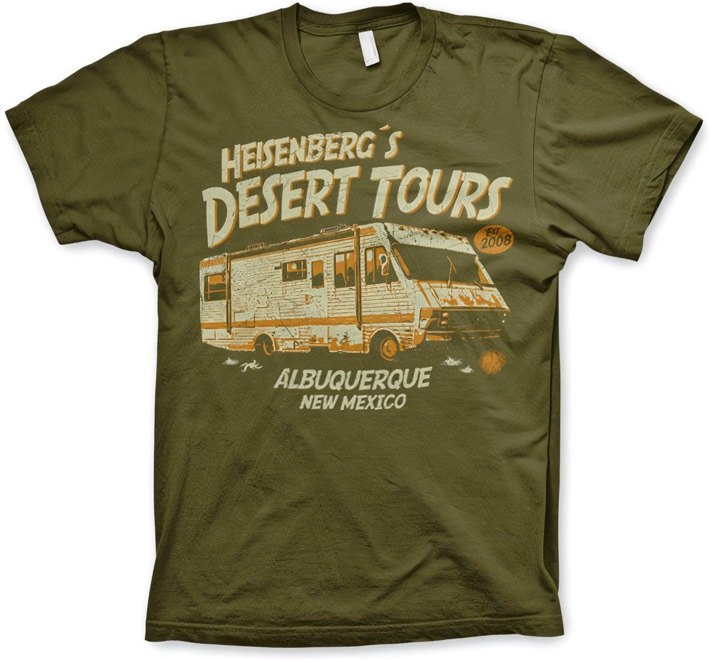 BREAKING BAD - Desert Tours Olive T-Shirt