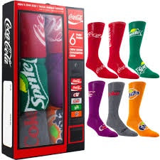 COCA-COLA - Vending Machine 6-Pack Socks