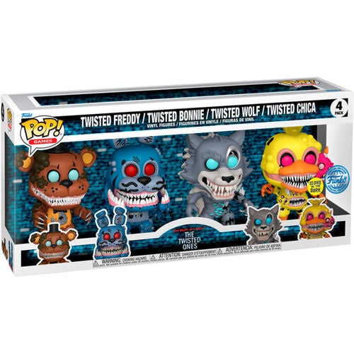 FIVE NIGHTS AT FREDDY'S - Twisted Ones 4-Pack Funko Pop!
