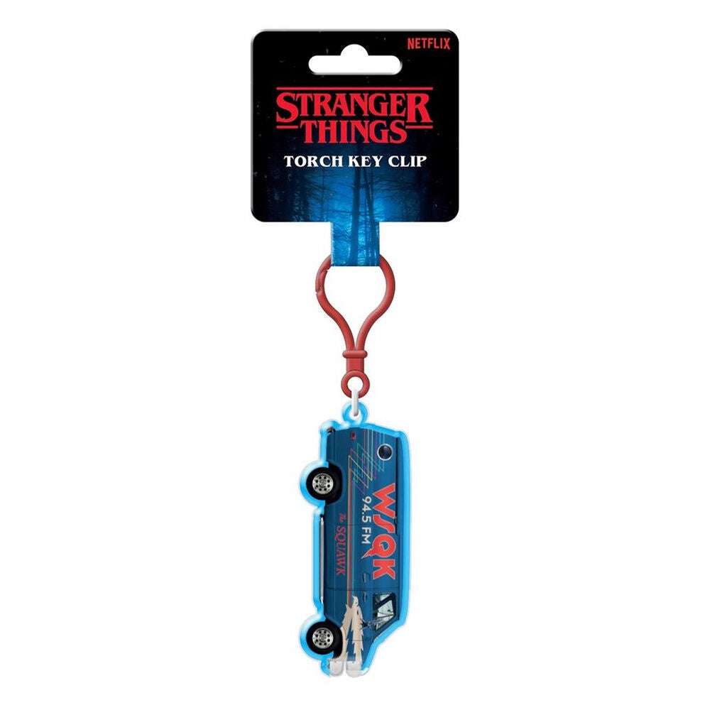 STRANGER THINGS - WSQK Van Torch Light Key Clip
