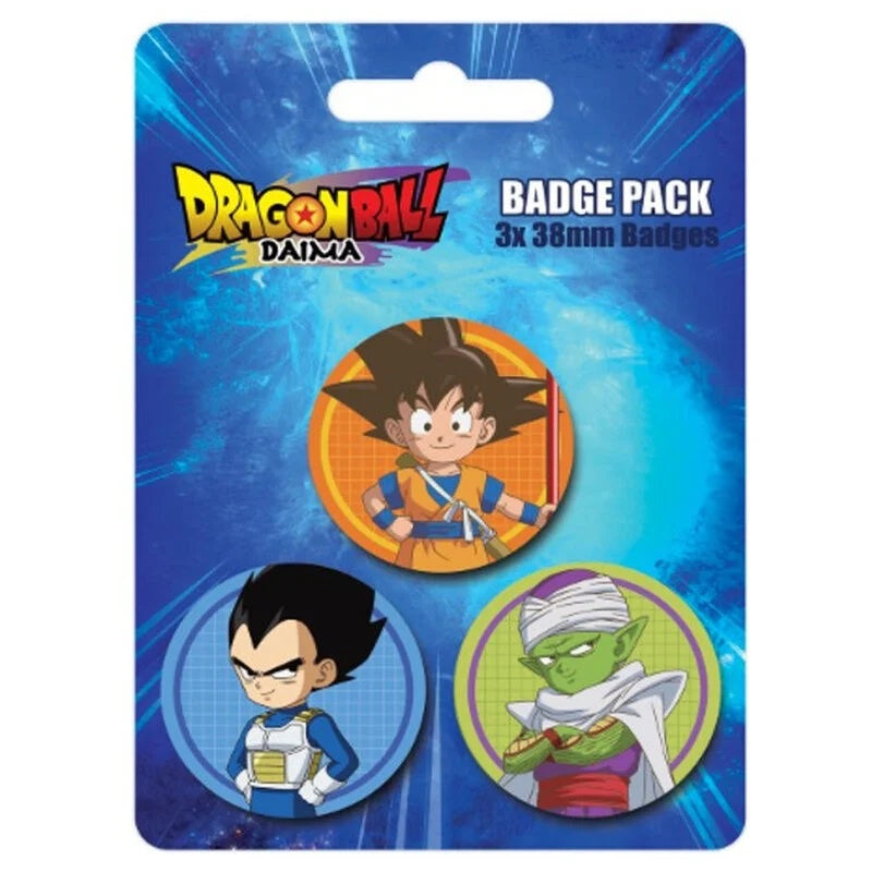 DRAGON BALL - Characters Daima 3 Pack Badges