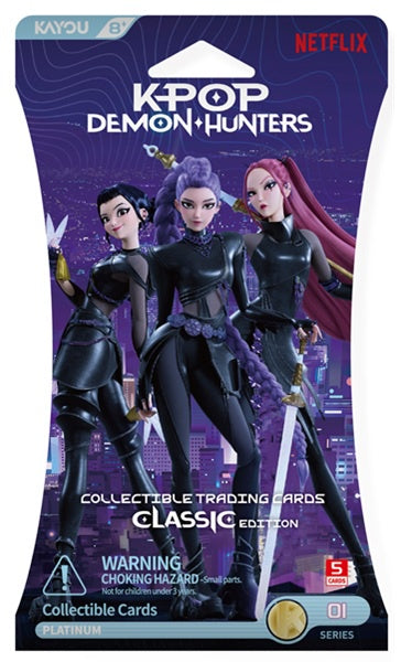 KPOP DEMON HUNTERS - Series 1 Trading Cards Classic Collection Blister Pack 1 (A)