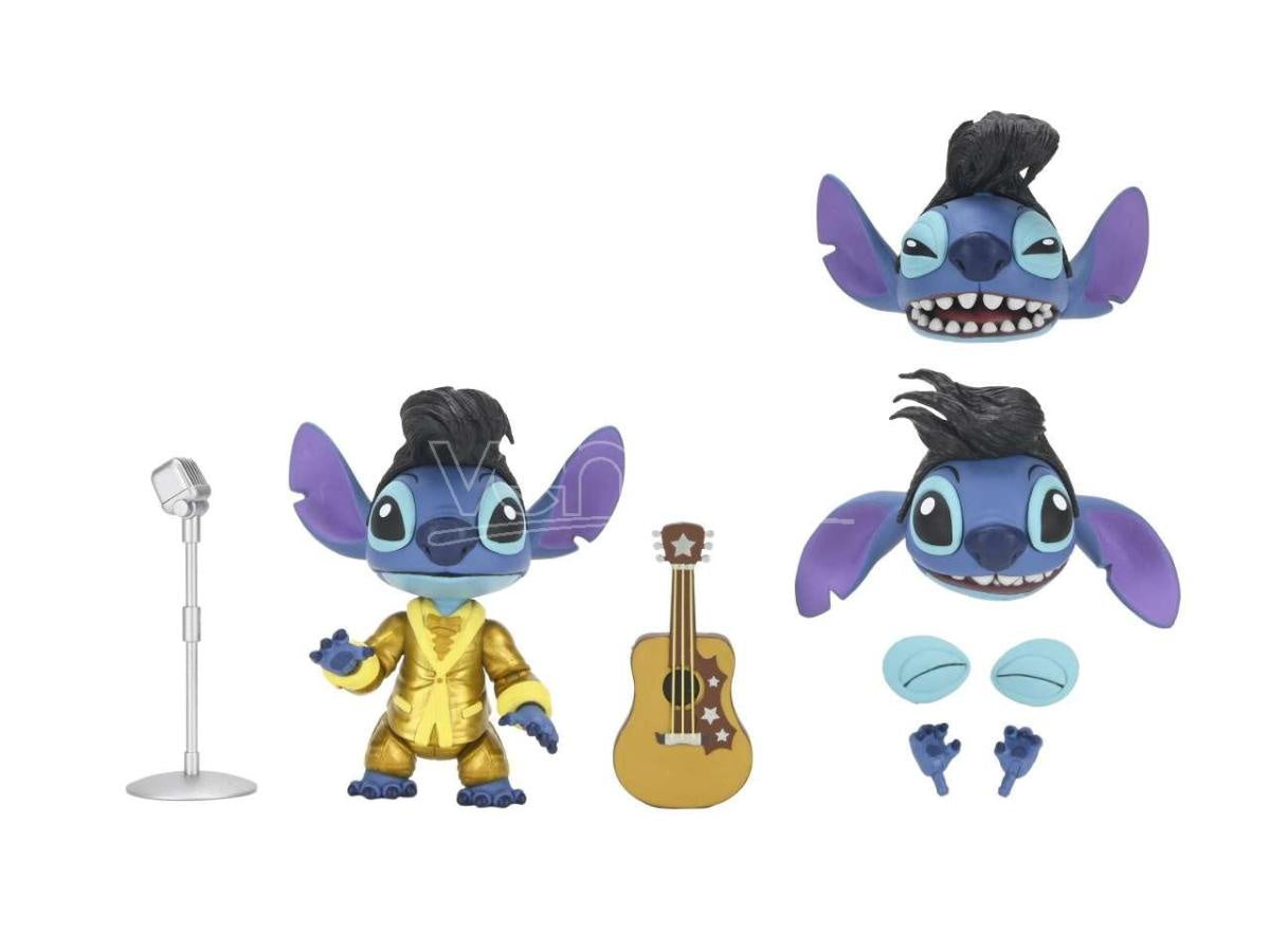 DISNEY : LILO & STITCH - Gold Suit Elvis Stitch Neca Ultimate Figure