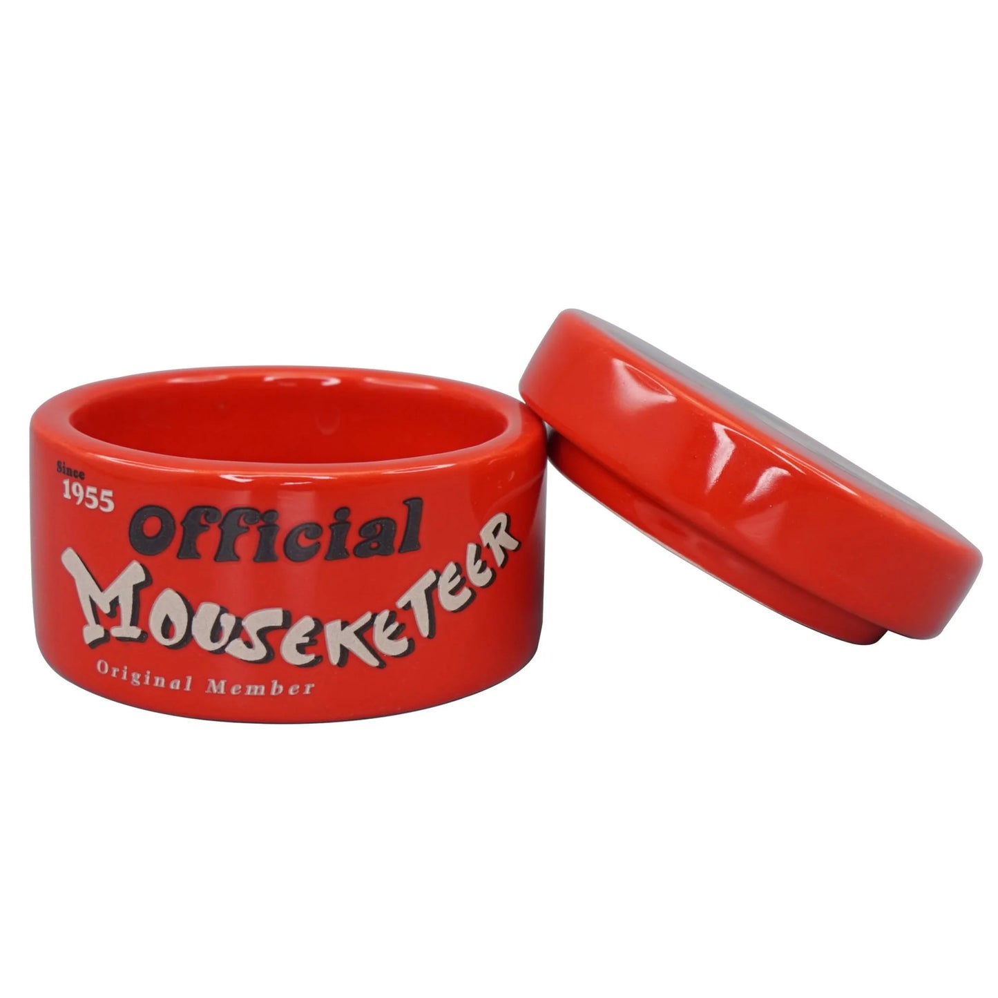 DISNEY : MICKEY MOUSE - Howdy Folks Round Ceramic Box