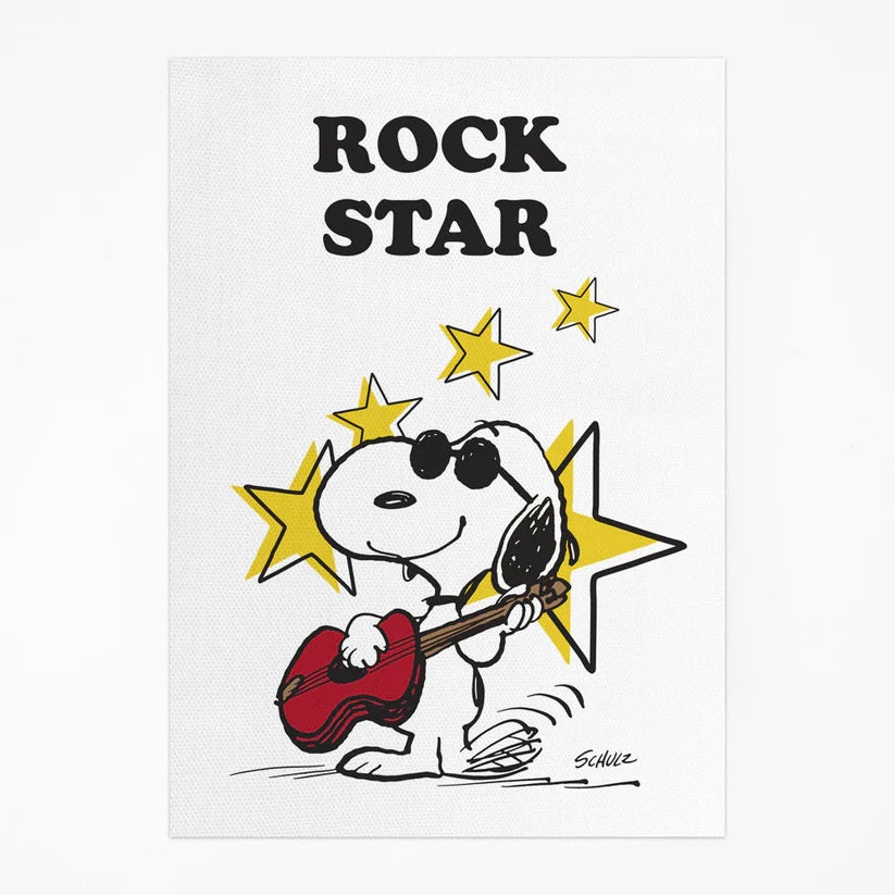PEANUTS - Rock Star Tea Towel