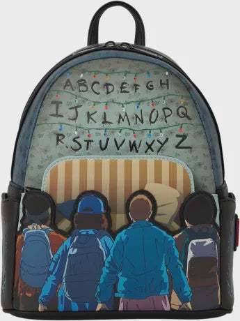 LOUNGEFLY : STRANGER THINGS - 10th Anniversary Mini Backpack