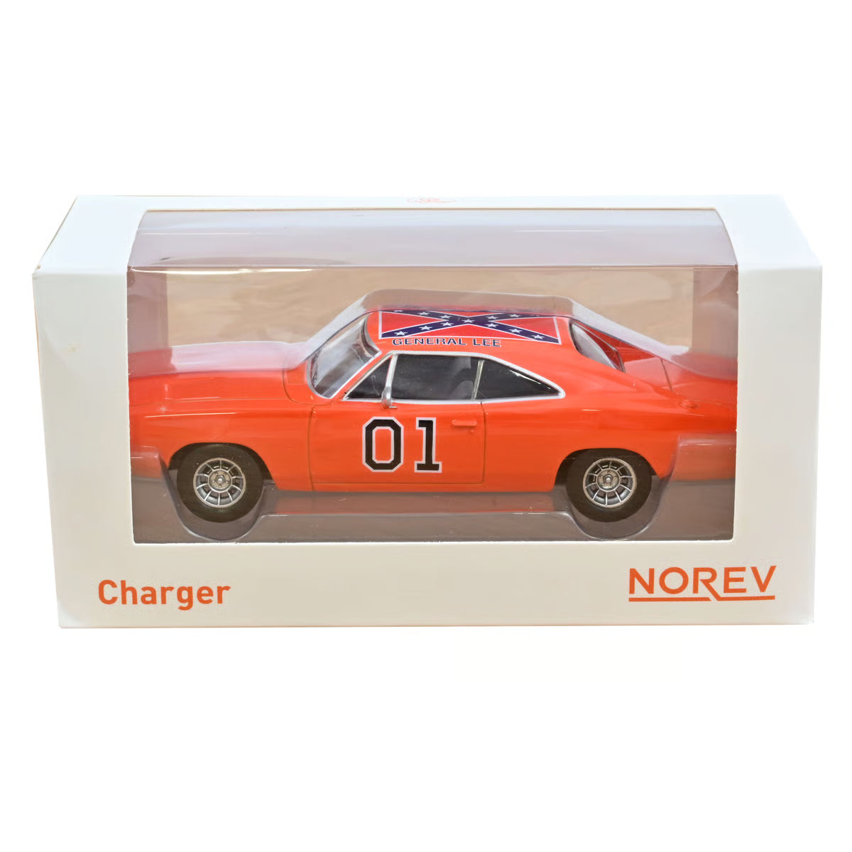 DUKES OF HAZZARD - General Lee 1969 Dodge Charger 1:43 Car