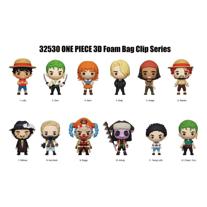 ONE PIECE - Series 1 Netflix Live Action Blind Bag Keyring / Bag Clip