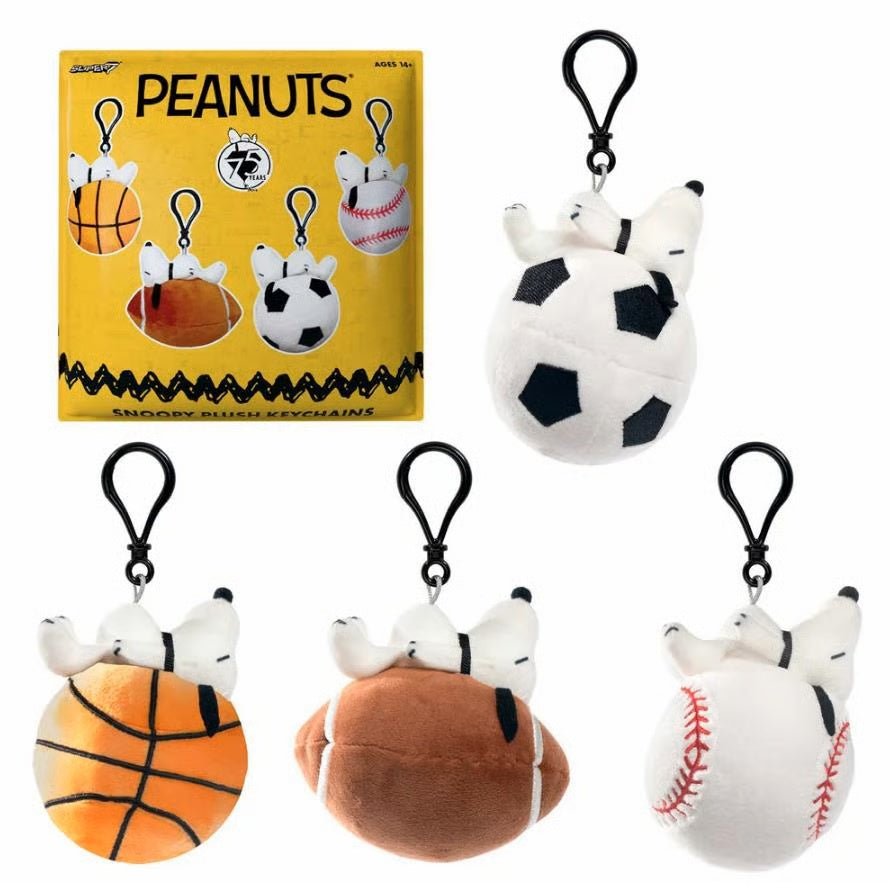 PEANUTS - Snoopy Wave 1A Plush Keyring Blind Bag (1)