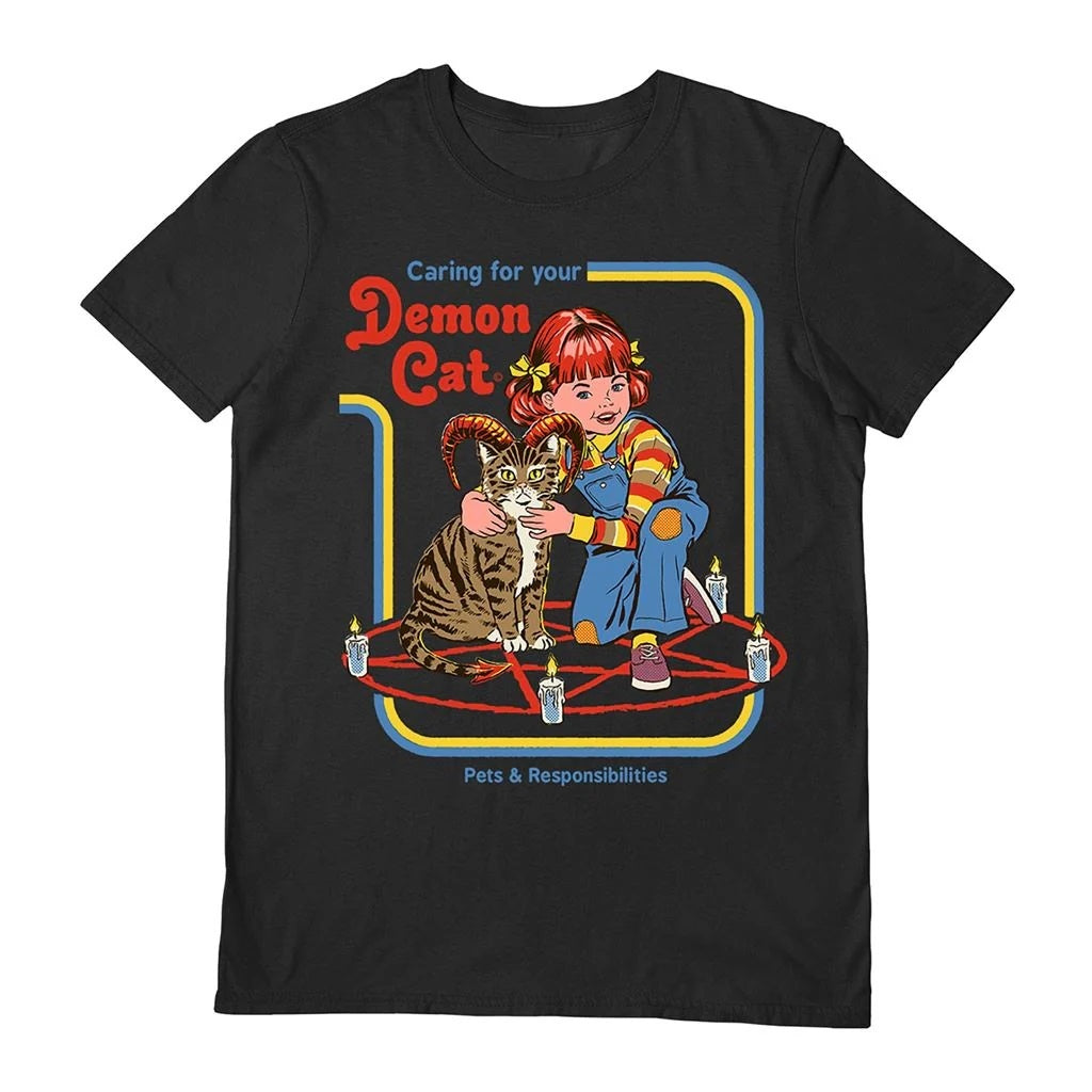 STEVEN RHODES - Demon Cat T-Shirt