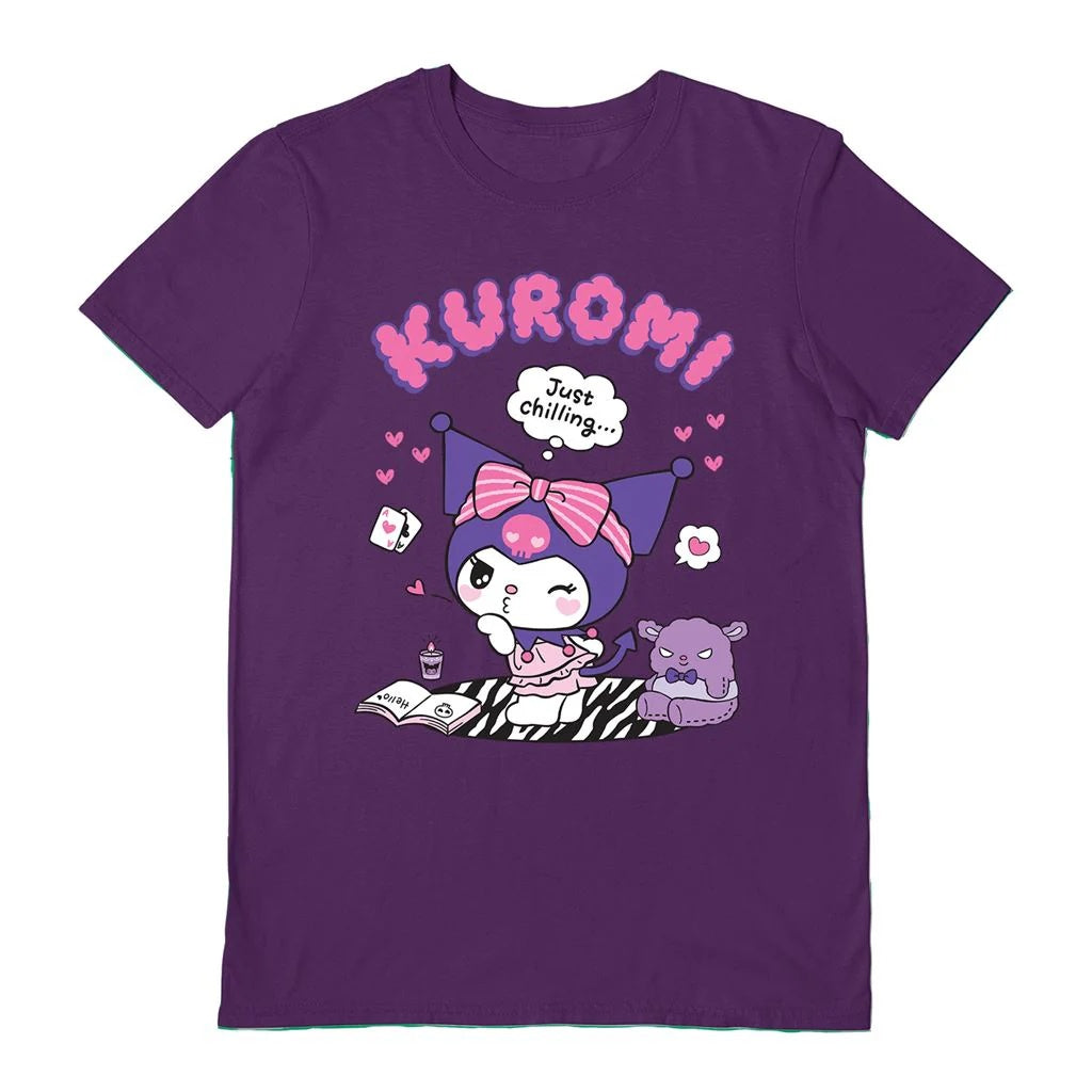 SANRIO - Kuromi Just Chillin' T-Shirt