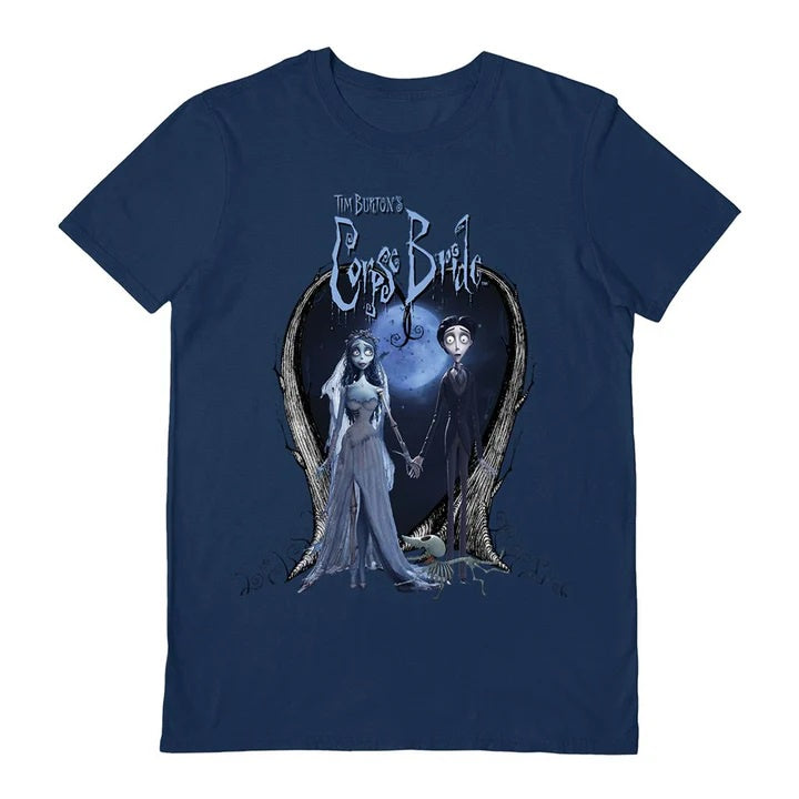 CORPSE BRIDE - Couple Navy T-Shirt