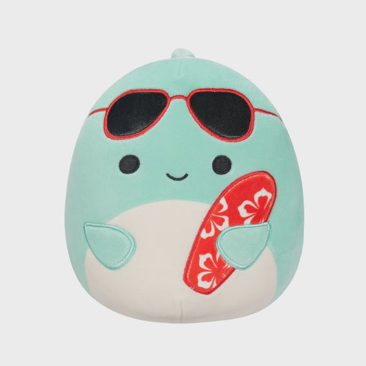 SQUISHMALLOW - Perry The Teal Dolphin W/Sunglasses 7.5" Plush