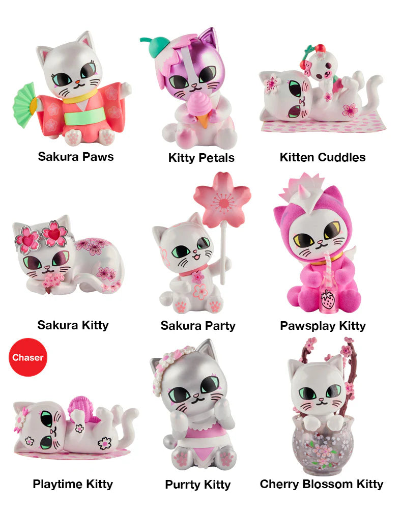 TOKIDOKI - Cherry Blossom Cats Blind Box Figure (1)