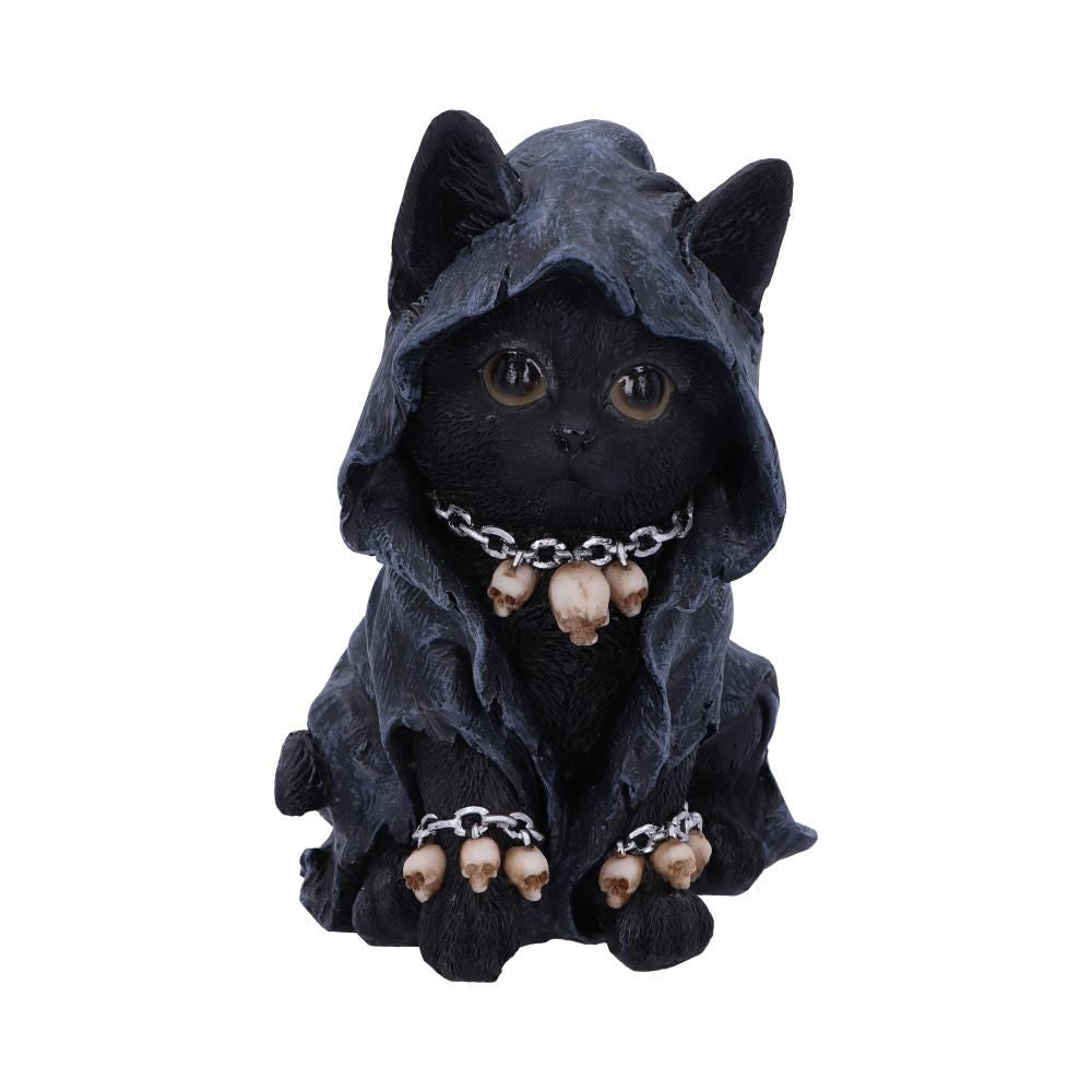 NEMESIS NOW - Reapers Feline Cloaked Grim Reaper Cat Figure
